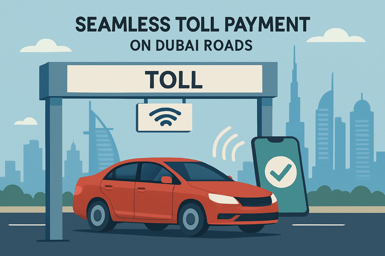 Seamless toll payment on Dubai roads