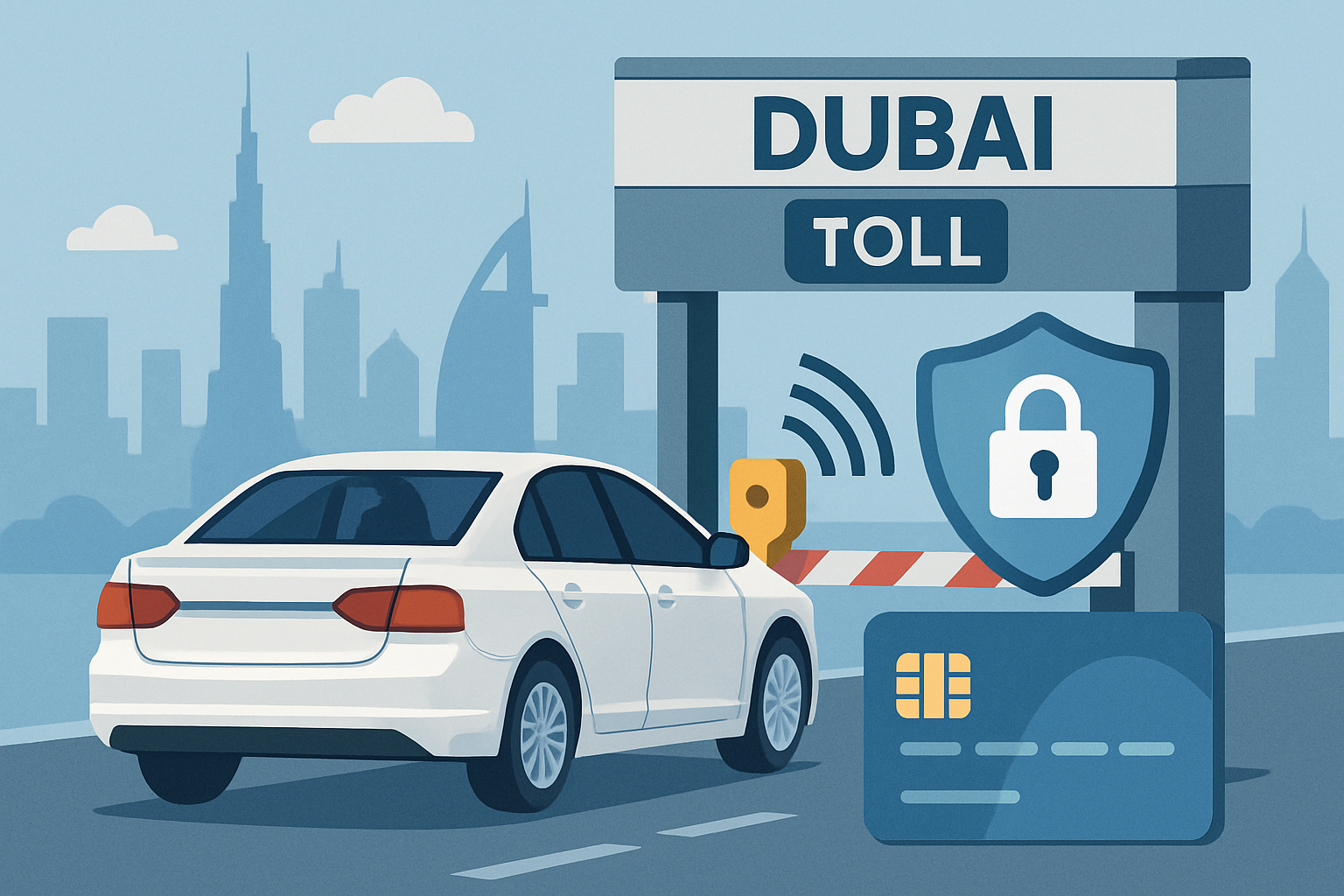 Secure and transparent toll transactions in Dubai